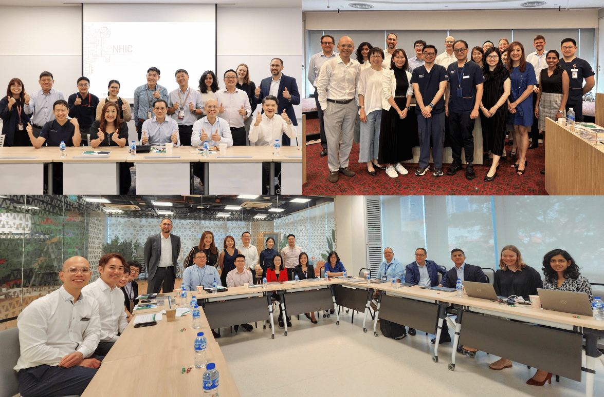 RIE2030 Planning - NHIC held strategic engagement sessions with NHG Health, National University Health System (NUHS) and SingHealth